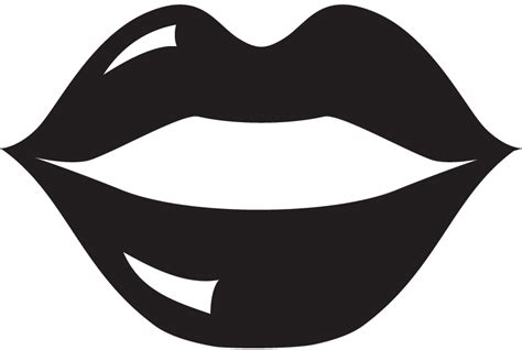 Lips Silhouette Svg