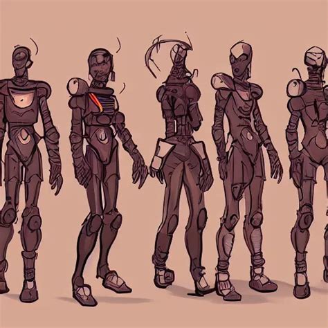 Character Concept Art Stylized Proportions Human Stable Diffusion