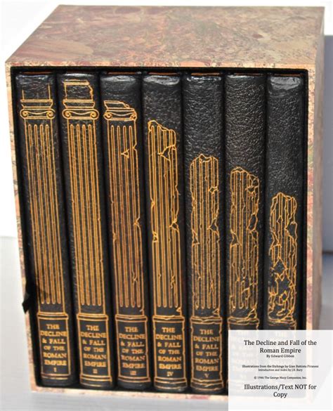 The Decline And Fall Of The Roman Empire By Edward Gibbon Limited Editions Club Roman