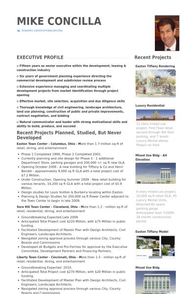 This sales executive cv is an excellent example to use when writing your own cv. Real Estate Resumes Samples | Sample Resumes