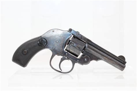 Harrington And Richardson Hammerless Top Break Revolver Candr Antique011