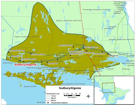 Hydro One Outage Map / The black triangles represent significant outages.