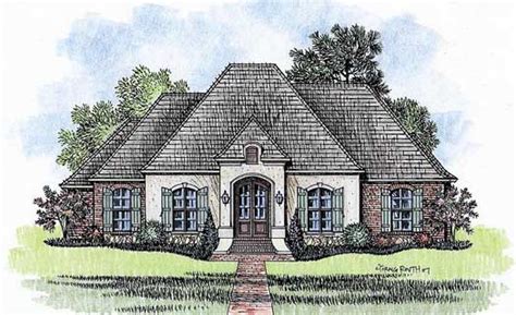 French Country House Plan 4 Bedrooms 2 Bath 2224 Sq Ft Plan 91 154