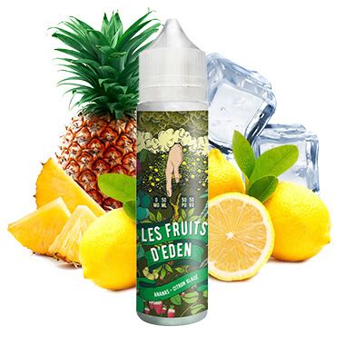 E Liquide Ananas Citron Glac Ml Les Fruits D Eden Le Coq Qui