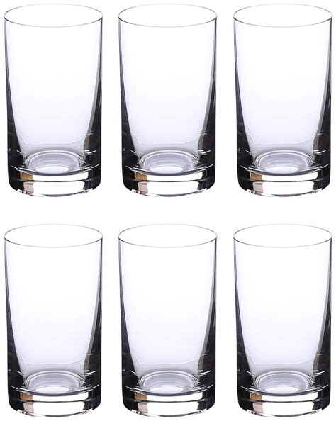 Buy Bohemia Crystal Juice Glass Set Non Lead Crystal Barline Juice Glass 230 Ml Set Of 6 Pcs