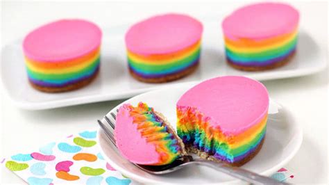 Rainbow Cheesecake Easter Eggs Recipe