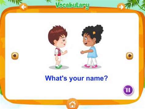 Put the students in circles. English for kids | Unit 1 : what is your name? | IQ for ...