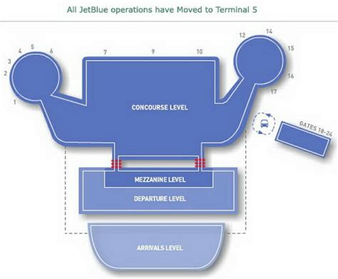 Airport Terminal Map Jfk Airport Terminal 6