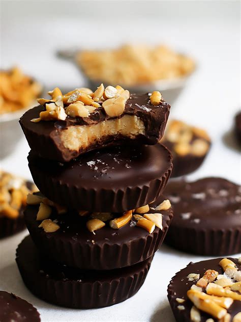 Healthy Peanut Butter Cups Made With Just Five Ingredients And Naturally Sweetened Gluten Free