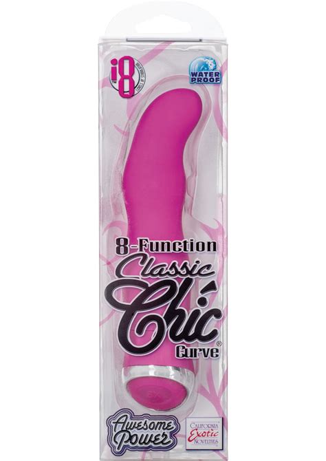8 Function Classic Chic Curve Vibrator Waterproof Pink 425 Inch Shop Velvet Box Online