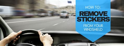 Grab this corner with fingernails or with plastic tweezers. 5 Ways to remove stickers from your car windshield