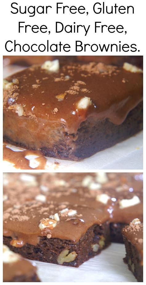 Desserts with benefits / via dessertswithbenefits.com. Sugar Free, Gluten Free, Dairy Free, Chocolate Brownies ...