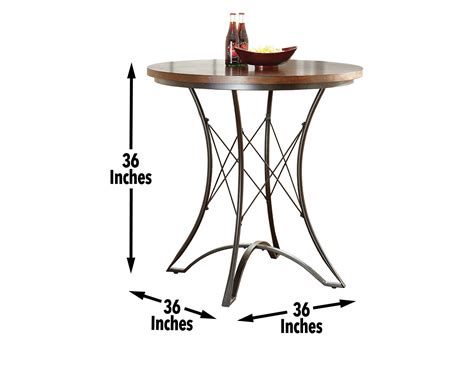 Bar Table Round Counter Height Pub Table Gkw Retail