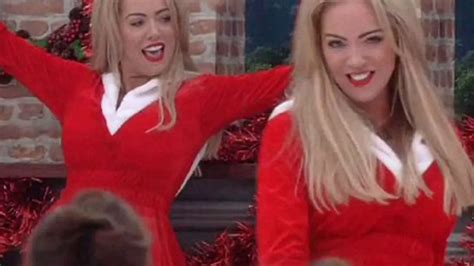 aisleyne horgan wallace returns to big brother first look as she arrives as sexy santa mirror