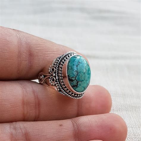 Turquoise Ring December Birthstone Birth Month Gemstones Etsy