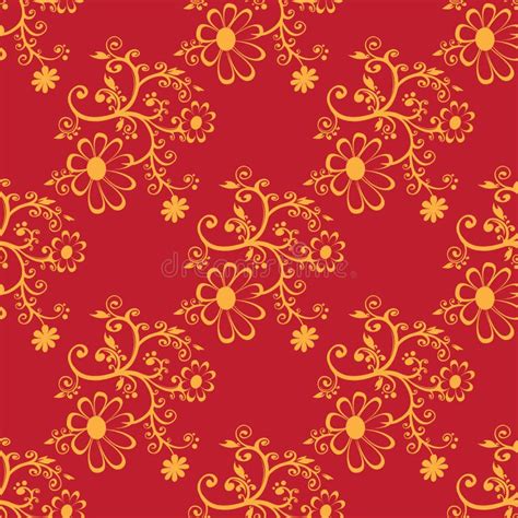 Red Seamless Pattern Stock Vector Illustration Of Background 59164954