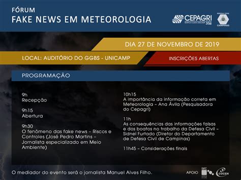 False stories that appear to be news, spread on the internet or using other media, usually… clique nas setas para mudar a direção da tradução. Fórum debate fake news em meteorologia | Unicamp