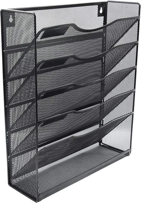 Buy Klickpick Office Sections Hanging Files Wall Mounted Metal Mesh Document File Organizer