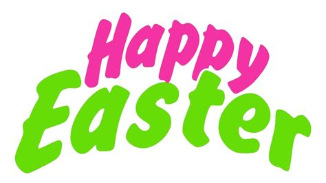 Happy Easter Text Transparent Background Png Mart