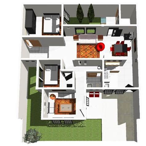 Desain Sketsa Rumah Minimalis Modern 1 Lantai Deagam Design