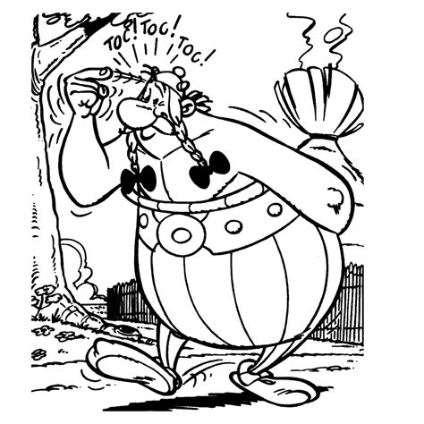 Asterix en Obelix kleurplaten Kleurplatenpagina.nl boordevol coole