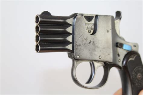 German Schuler Reform 4 Barrel Pistol Candr 25 Acp Antique Firearms 001