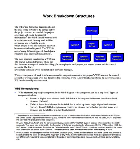 13 Work Breakdown Structure Samples Sample Templates