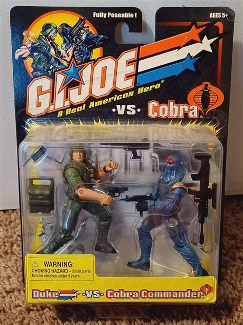 Gi Joe Vs Cobra Duke Cobra Commander Action Figure Set