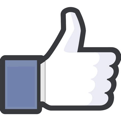 Thumbs Up Facebook Logo Vector Svg Icon Svg Repo