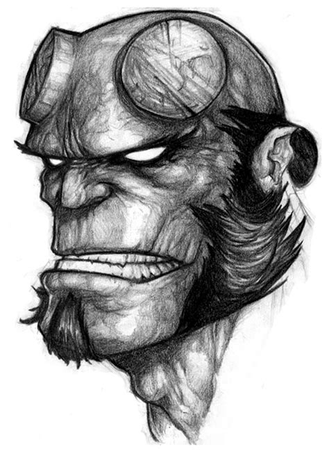 Hellboy By Suarezart On Deviantart Hellboy Art Dark Art Drawings