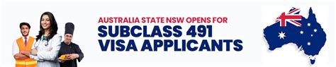 Australia State Nsw Opens For Subclass 491 Visa Applicants