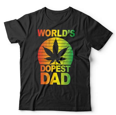 Worlds Dopest Dad 2 T Shirt Unisex Teeblasters Apparel