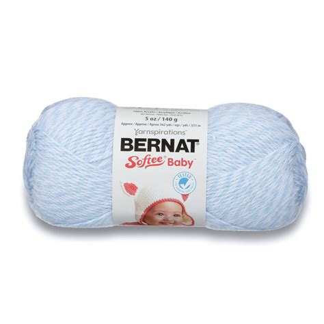 Bernat Acrylic Softee Baby Yarn 140 G5 Oz Baby Denim Marl Walmart