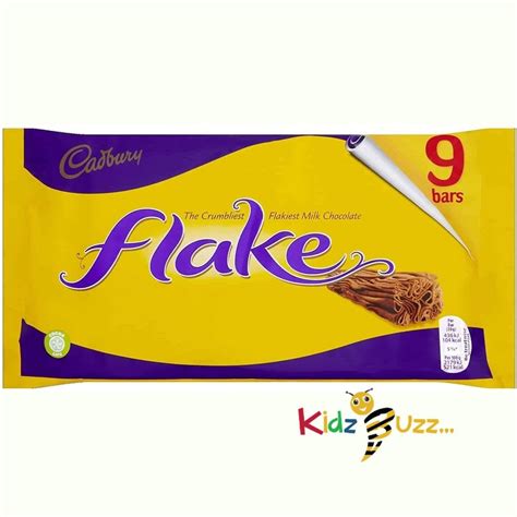 Cadbury Flake Chocolate Bar Multipack 9 X 20 G Kidzbuzzz