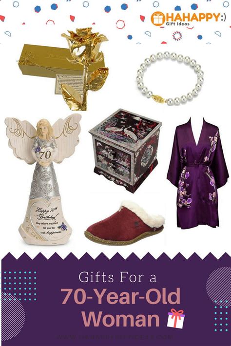 The highest rated and most memorable gift ideas, you'll find them here! 20 Best Birthday Gifts For A 70-Year-Old Woman | HaHappy ...