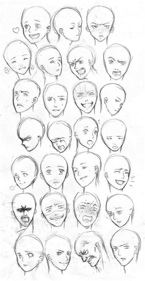 Pin By Minh Duy On Bản Vẽ Drawing Face Expressions Anime Drawings