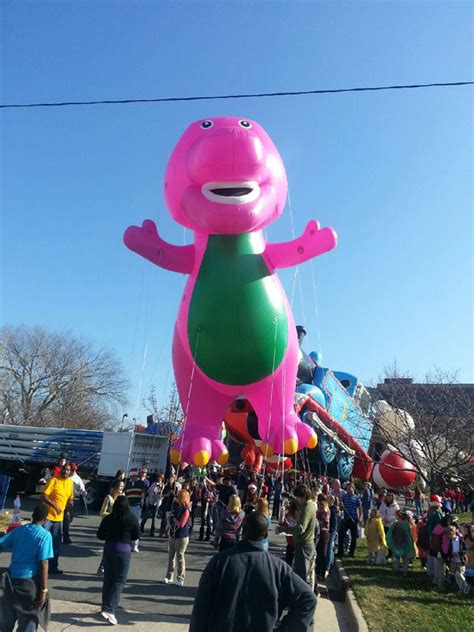 Helium Parade Balloons Barney