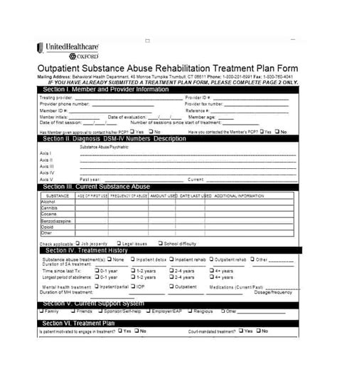 Chiropractic Treatment Plan Template