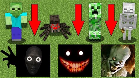Minecraft Scared Enderman Zombie Creeper Skeleton Secret Tunnels Monster School My Craft