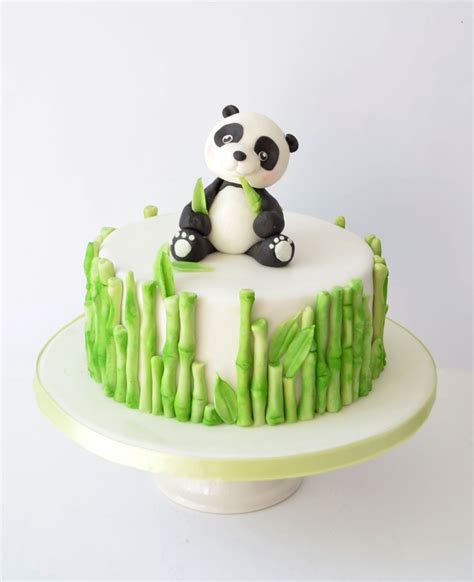 cute panda cake Gâteau d anniversaire panda Gateau avec photo Panda