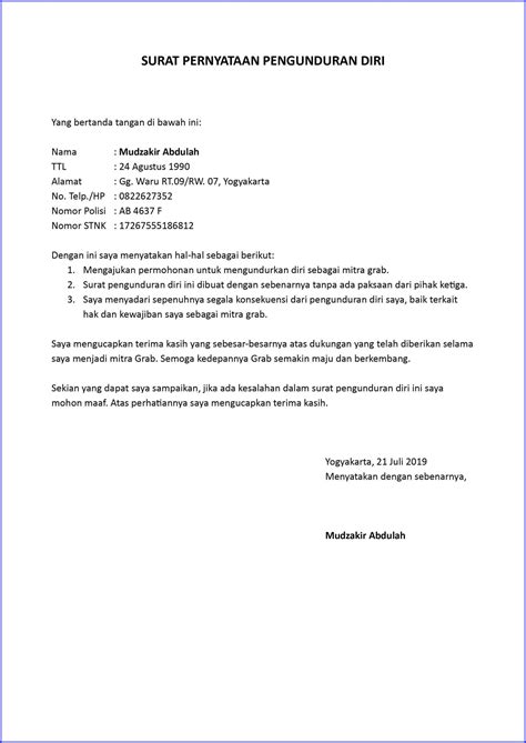 Tips Membuat dan Contoh Surat Pengunduran Diri yang Benar