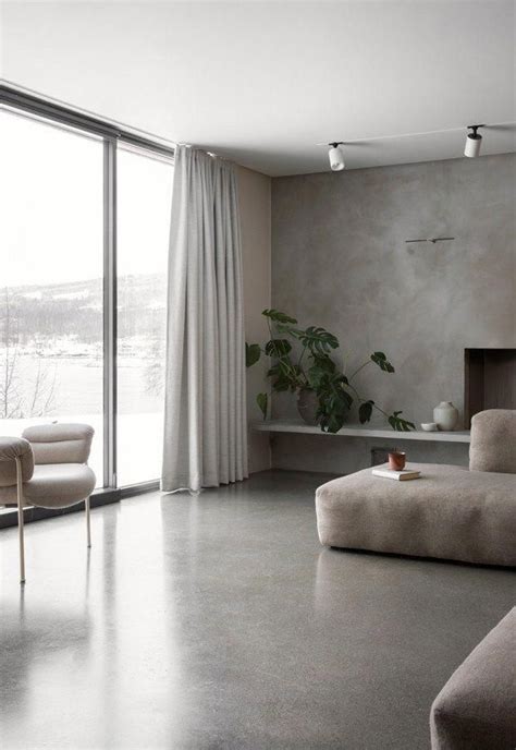 Livingroomdecor Concrete Interiors House Interior Minimalist