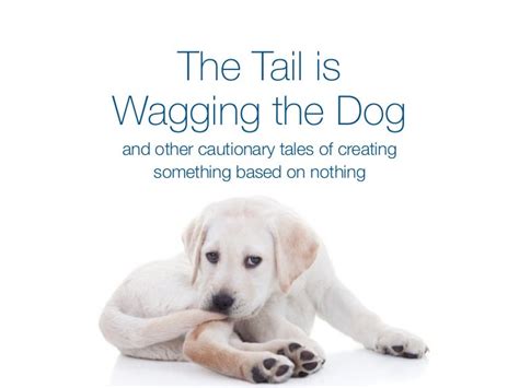 The Tail Is Wagging The Dog And Other Cautionary Tales Of Creating