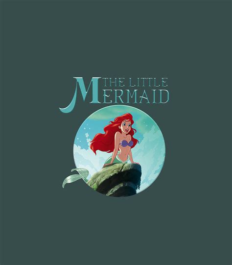 Disney Little Mermaid Ariel Splash Rock Graphic Digital Art By Gyan