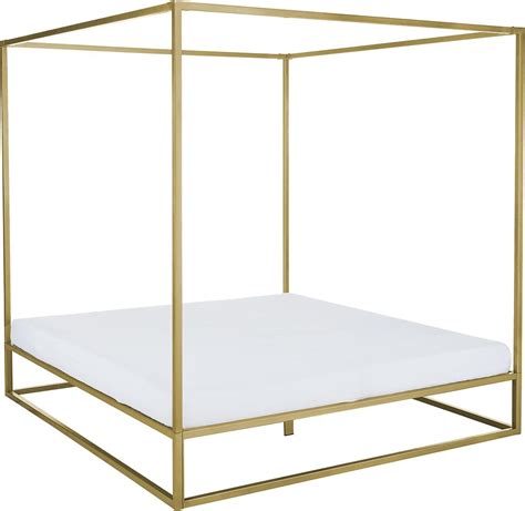 Ko Z Metalu Z Baldachimem Belle Westwing Bed Frame Furniture