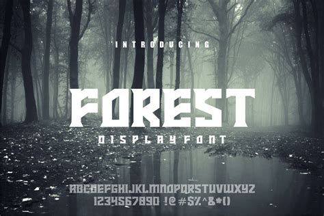 Forest Font By Herulogo · Creative Fabrica Site Website