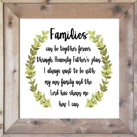 Families Are Forever Quotes Lds
