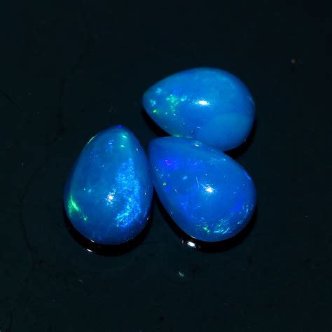 Aaa Grade Dark Blue Opal Opal Crystal Multi Fire Opal Etsy