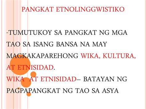 Kahulugan Ng Pangkat Etniko Halimbawa