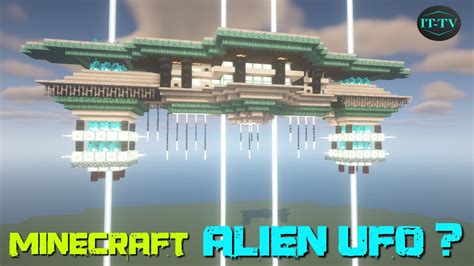 Minecraft Spaceship Minecraft Ufo Minecraft Alien Base Design